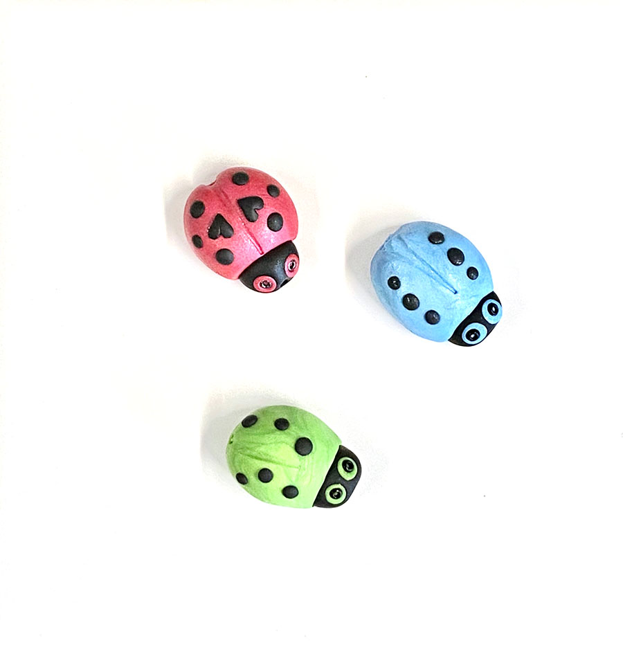 Multicolored Ladybug Stickers
