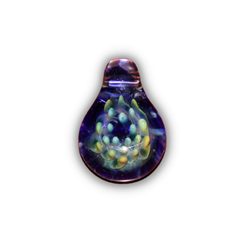 Artist Exclusive -  Rashan Omari Jones - Limited Edition Handmade Glass 20th Anniversary Pendant #29 