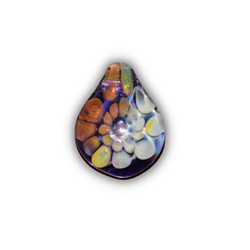 Artist Exclusive -  Rashan Omari Jones - Limited Edition Handmade Glass 20th Anniversary Pendant #30 