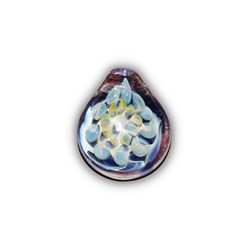 Artist Exclusive -  Rashan Omari Jones - Limited Edition Handmade Glass 20th Anniversary Pendant #09 