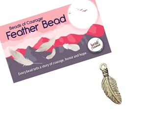 Feather Bead for Bereavement Support - (10pcs/unit) 