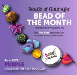 June 2022 Bead of the Month: The Fish Bead reminds you to make everyday fin-tastic! 