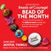 June 2023 Bead of the Month - The Balloon Bead reminds you to look up and enjoy the wonders around you! - BOM15006p