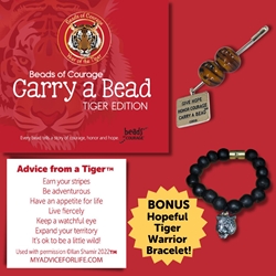 Year of the Tiger - Let Courage Roar! Bundle - Tiger Carry a Bead Kit & HTW Bracelet 