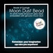 Moon Dust Bead - Artist Exclusive - Margaret Zinser Hunt - Lampwork glass bead embedded with real moon dust - AEGMoonDust_001p