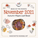 November 2021 Bead of the Month - The Autumn Maple Leaf Bead reminds you to enjoy the beautiful colors of fall! - BOM13011p