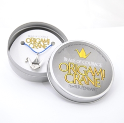 Origami Crane - Pewter 