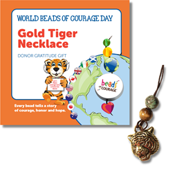 WBOCD 2022 Gold Tiger Necklace  